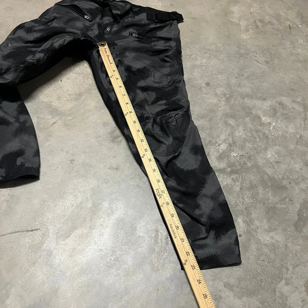 Fly Racing Radium Kids Grey Black Camo Bicycle Motocross Pants Size 24